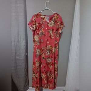 CLUES Maxi Dresses 55% Linen, 45% Rayon